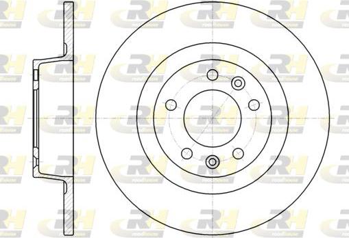 Roadhouse 61312.00 - Тормозной диск autospares.lv