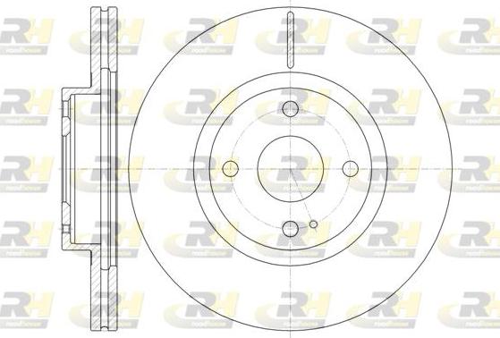 Roadhouse 61380.10 - Тормозной диск autospares.lv