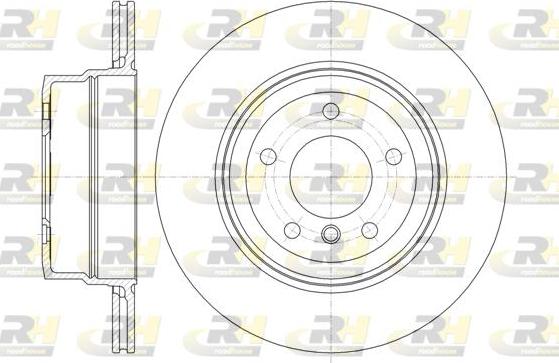 Roadhouse 61336.10 - Тормозной диск autospares.lv