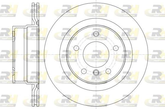 Roadhouse 61338.10 - Тормозной диск autospares.lv