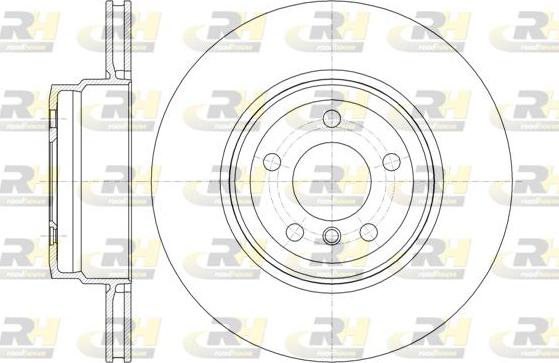 Roadhouse 61337.10 - Тормозной диск autospares.lv