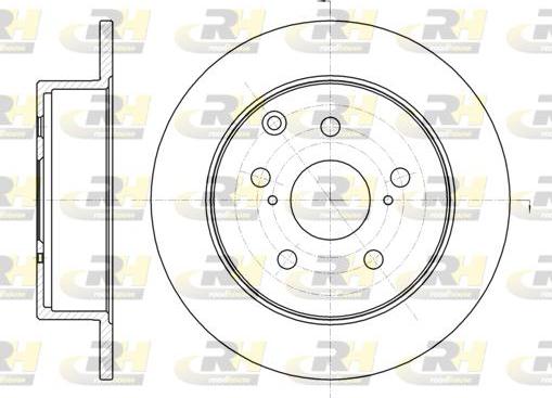 Roadhouse 61324.00 - Тормозной диск autospares.lv