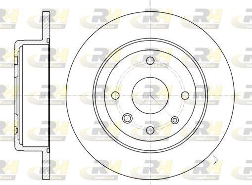 Roadhouse 61321.00 - Тормозной диск autospares.lv