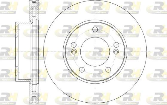 Roadhouse 61323.10 - Тормозной диск autospares.lv