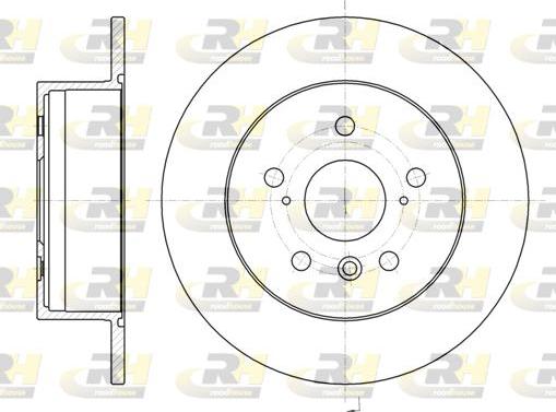 Roadhouse 61327.00 - Тормозной диск autospares.lv