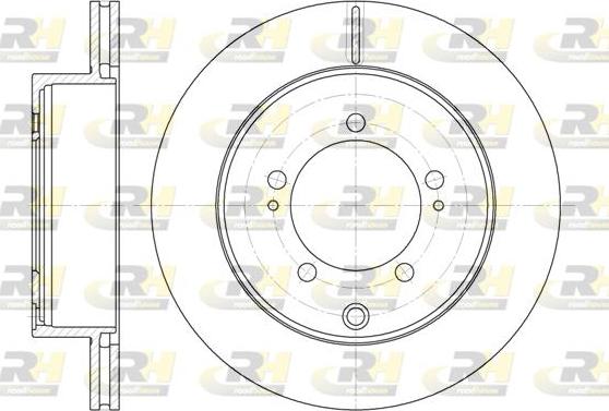 Roadhouse 61378.10 - Тормозной диск autospares.lv