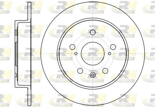 Roadhouse 61372.00 - Тормозной диск autospares.lv