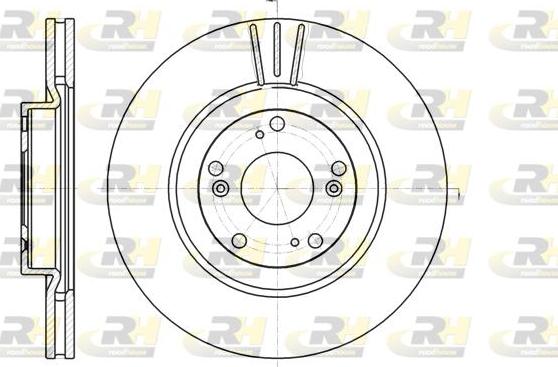 Roadhouse 61297.10 - Тормозной диск autospares.lv