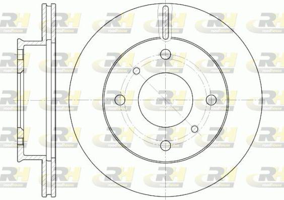 Roadhouse 61241.10 - Тормозной диск autospares.lv