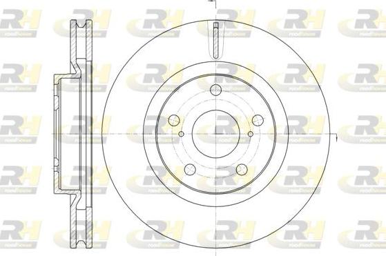 Roadhouse 61259.10 - Тормозной диск autospares.lv