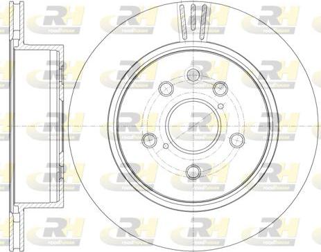 Roadhouse 61255.10 - Тормозной диск autospares.lv