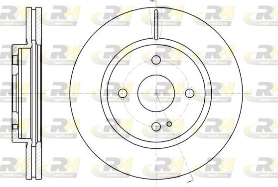 Roadhouse 61266.10 - Тормозной диск autospares.lv