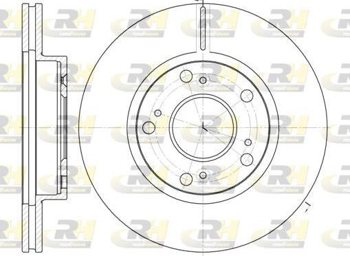 Roadhouse 61263.10 - Тормозной диск autospares.lv