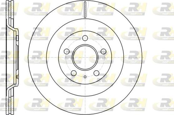 Roadhouse 61267.10 - Тормозной диск autospares.lv