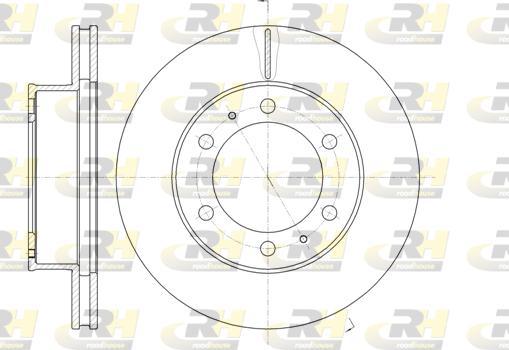 Roadhouse 61205.10 - Тормозной диск autospares.lv