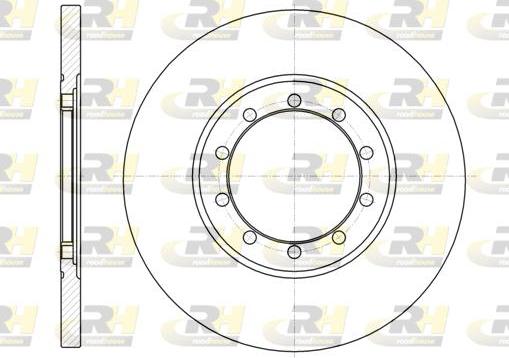 Roadhouse 61201.00 - Тормозной диск autospares.lv