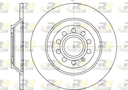 Roadhouse 61207.00 - Тормозной диск autospares.lv