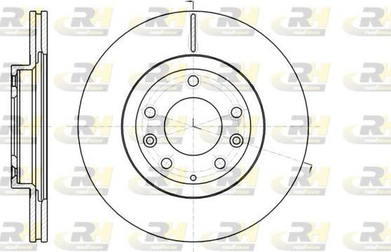 Roadhouse 61215.10 - Тормозной диск autospares.lv