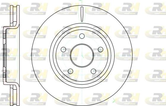 Roadhouse 61210.10 - Тормозной диск autospares.lv