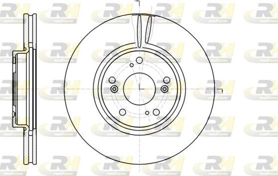 Roadhouse 61218.10 - Тормозной диск autospares.lv