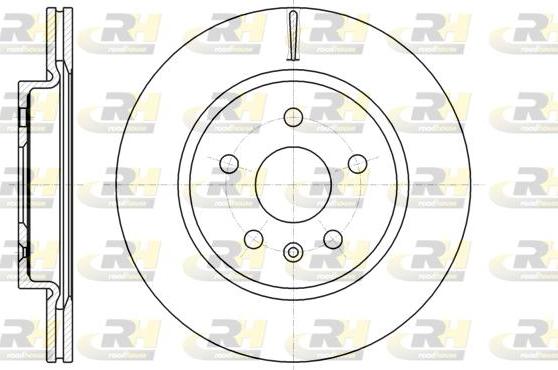 Roadhouse 61284.10 - Тормозной диск autospares.lv