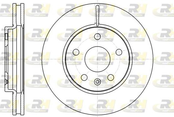 Roadhouse 61285.10 - Тормозной диск autospares.lv