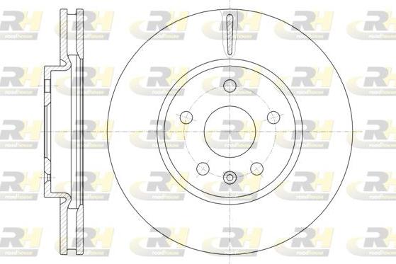 Roadhouse 61286.10 - Тормозной диск autospares.lv