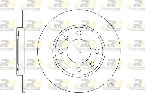 Roadhouse 6128.00 - Тормозной диск autospares.lv