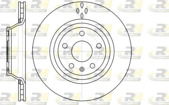 Roadhouse 61281.10 - Тормозной диск autospares.lv