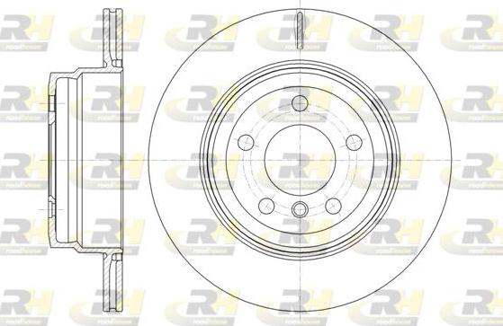 Roadhouse 61287.10 - Тормозной диск autospares.lv