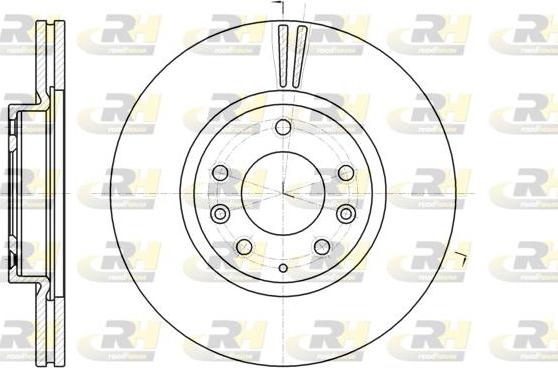 Roadhouse 61235.10 - Тормозной диск autospares.lv