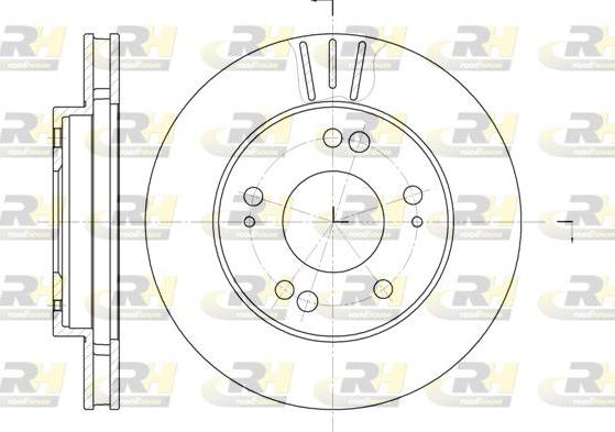 Roadhouse 61220.10 - Тормозной диск autospares.lv