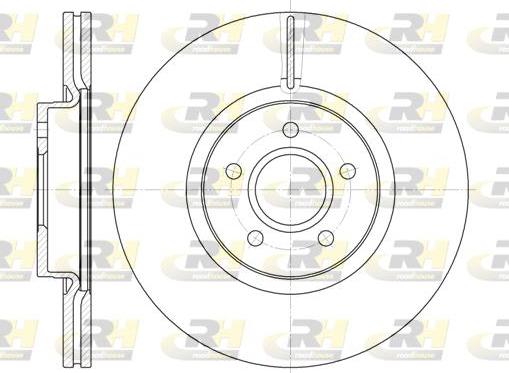 Roadhouse 61223.10 - Тормозной диск autospares.lv