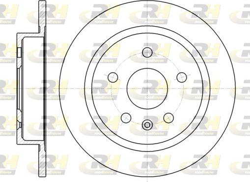 Roadhouse 61279.00 - Тормозной диск autospares.lv