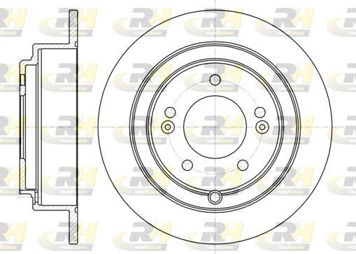 Roadhouse 61276.00 - Тормозной диск autospares.lv