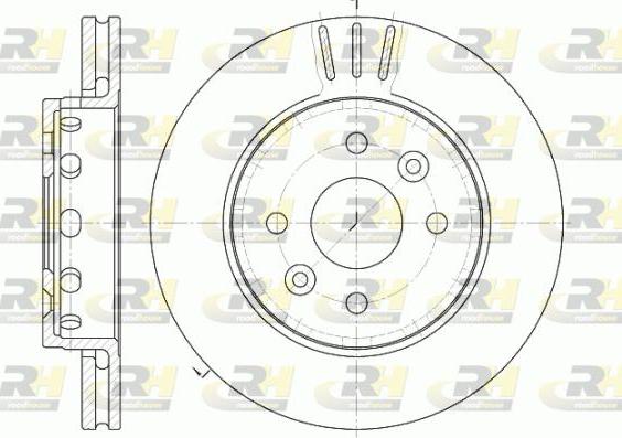 Roadhouse 61272.10 - Тормозной диск autospares.lv