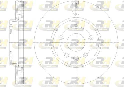 Roadhouse 61793.10 - Тормозной диск autospares.lv