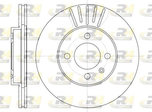 Roadhouse 6175.10 - Тормозной диск autospares.lv