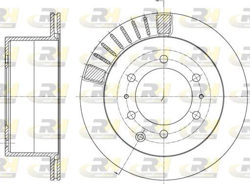 Roadhouse 61713.10 - Тормозной диск autospares.lv