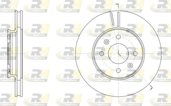 Roadhouse 61784.10 - Тормозной диск autospares.lv