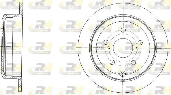 Roadhouse 61732.00 - Тормозной диск autospares.lv