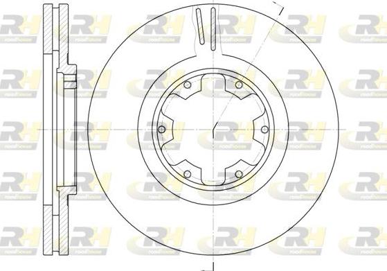 Roadhouse 6899.10 - Тормозной диск autospares.lv