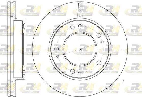 Roadhouse 6893.10 - Тормозной диск autospares.lv