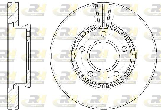 Roadhouse 6892.10 - Тормозной диск autospares.lv