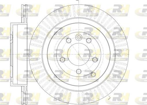 Roadhouse 6849.10 - Тормозной диск autospares.lv