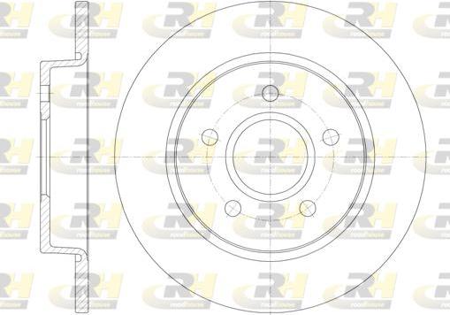 Roadhouse 6846.00 - Тормозной диск autospares.lv