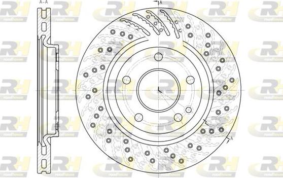 Roadhouse 6859.10 - Тормозной диск autospares.lv