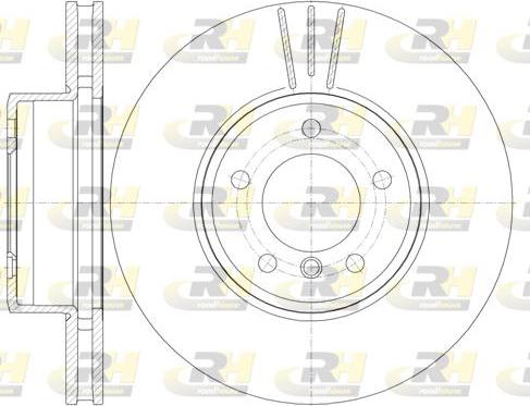 Roadhouse 6853.10 - Тормозной диск autospares.lv