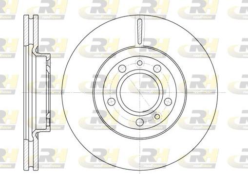 Roadhouse 6869.10 - Тормозной диск autospares.lv