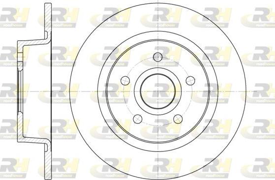 Roadhouse 6863.00 - Тормозной диск autospares.lv